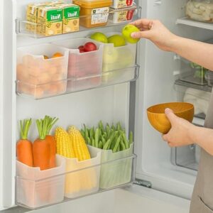 Single Refrigerator Side Door Storage Box (set of 6)