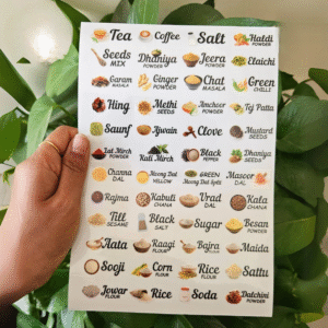 3D Kitchen Spice Stickers |Pack of 60 Stickers🔥🔥