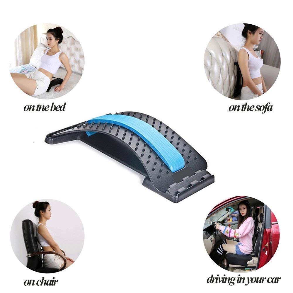 Back Pain Relief Lumbar Back Stretcher Tool | Posture Corrector & Spine Relaxer - Image 2